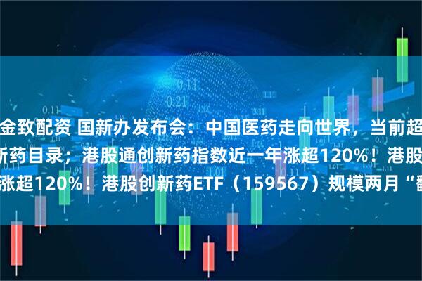 金致配资 国新办发布会：中国医药走向世界，当前超过100个药品申报创新药目录；港股通创新药指数近一年涨超120%！港股创新药ETF（159567）规模两月“翻倍”