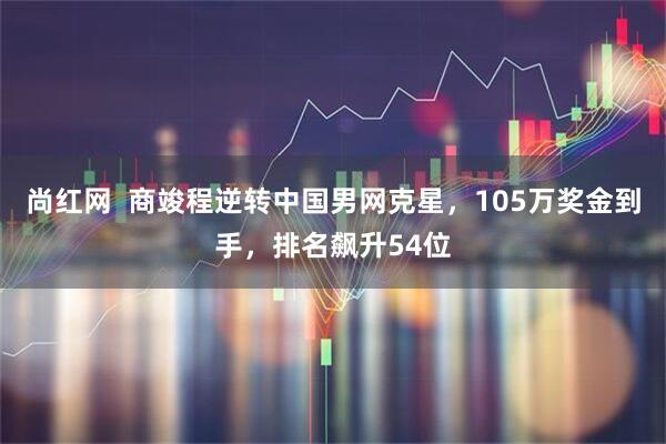 尚红网  商竣程逆转中国男网克星，105万奖金到手，排名飙升54位